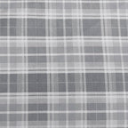 Laura Ashley - Flannel Sheets Twin Size, Anti-Pilling & Wrinkle Resistant Cotton, Touchably Soft for All-Season Comfort - Bed Sheets with Matching Pillowcases & Fitted Sheet (Mulholland Plaid Grey)