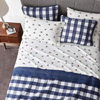 Eddie Bauer - Flannel Sheets Twin Size, Anti-Pilling & Wrinkle Resistant Cotton, Touchably Soft for All-Season Comfort - Bed Sheets with Matching Pillowcase & Fitted Sheet (Ski Patrol White)
