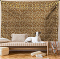 Lunarable Reptile Tapestry, Python Snakeskin Pattern Geometrical Borders Composition Animal Hide Print, Fabric Wall Hanging Decor for Bedroom Living Room Dorm, 45" X 30", Caramel Pale Brown