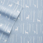 Eddie Bauer - Twin Sheets, Cotton Flannel Bedding Set, Brushed For Extra Softness, Cozy Home Decor (Birch Forest, Twin)