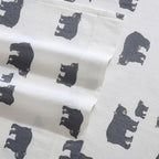 Eddie Bauer - Twin Sheets, Cotton Flannel Bedding Set, Brushed for Extra Softness, Cozy Home Decor (Bear Family)