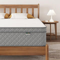 PurrJoys Queen Mattress, 12 Inch Cooling-Gel Memory Foam and Pocket Spring Hybrid Mattress, Queen Bed Mattressess in a Box, CertiPUR-US Certified, Medium Firm