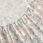 Laura Ashley - Flannel Sheets Queen Size, Anti-Pilling & Wrinkle Resistant Cotton, Touchably Soft for All-Season Comfort - Bed Sheets with Matching Pillowcases & Fitted Sheet (Rosalie Grey)