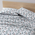 Eddie Bauer - Queen Sheets, Cotton Flannel Bedding Set, Brushed For Extra Softness, Cozy Home Decor (Tree Farm, Queen)