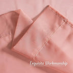 NICETOWN Living Room Coral Pink Sheer Curtains 96 inch Length, Grommet Airy Voile Sheer Drapes Casual Light Filtering Window Treatments for Girls Room, W54 x L96, 2 Panels