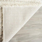 SAFAVIEH Arizona Shag Collection X-Large Area Rug - 11' x 15', Ivory & Beige, Moroccan Design, Non-Shedding & Easy Care, 1.6-inch Thick Ideal for High Traffic Areas in Living Room, Bedroom (ASG741A)