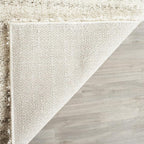 SAFAVIEH Arizona Shag Collection Accent Rug - 2'6" x 4', Ivory & Beige, Moroccan Design, Non-Shedding & Easy Care, 1.6-inch Thick Ideal for High Traffic Areas in Foyer, Living Room, Bedroom (ASG741A)