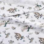 Eddie Bauer - Twin Sheets, Cotton Flannel Bedding Set, Brushed For Extra Softness, Cozy Home Decor (Woodland Friends, Twin)
