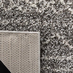 SAFAVIEH Arizona Shag Collection Accent Rug - 4' x 6', Brown & Ivory, Moroccan Design, Non-Shedding & Easy Care, 1.6-inch Thick Ideal for High Traffic Areas in Entryway, Living Room, Bedroom (ASG741B)