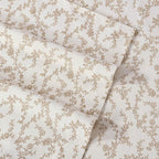 Laura Ashley - Flannel Sheets Queen Size, Anti-Pilling & Wrinkle Resistant Cotton, Touchably Soft for All-Season Comfort - Bed Sheets with Matching Pillowcases & Fitted Sheet (Victoria Beige)