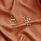 Bedsure King Size Sheets Set, Cooling Sheets for Hot Sleepers, Rayon Derived from Bamboo, Breathable & Soft, Deep Pocket Up to 16 Inches, Hotel Luxury Silky Bedding, Burnt Orange