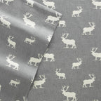 Eddie Bauer - Twin Sheets, Cotton Flannel Bedding Set, Brushed For Extra Softness, Cozy Home Decor (Elk Grove, Twin)